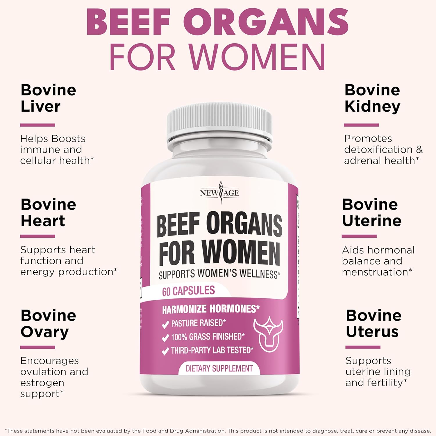 New Age Beef Organs for Women