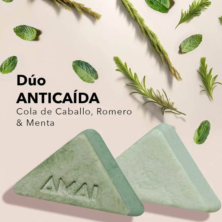 Dúo Anticaída | Shampoo & Acondicionador en Barra