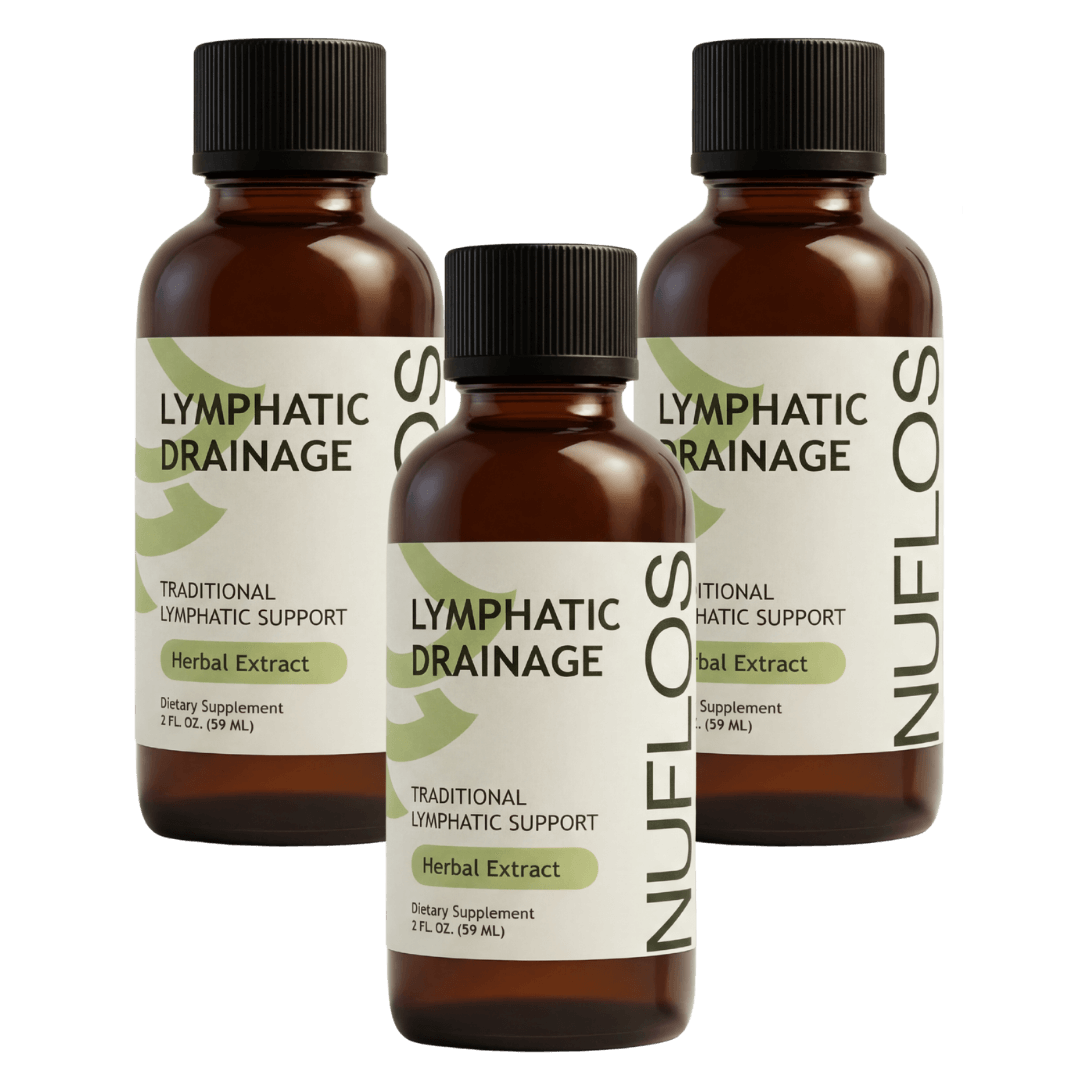 Gotas de Drenaje Linfático Nuflos para el bienestar diario y alivio corporal completo