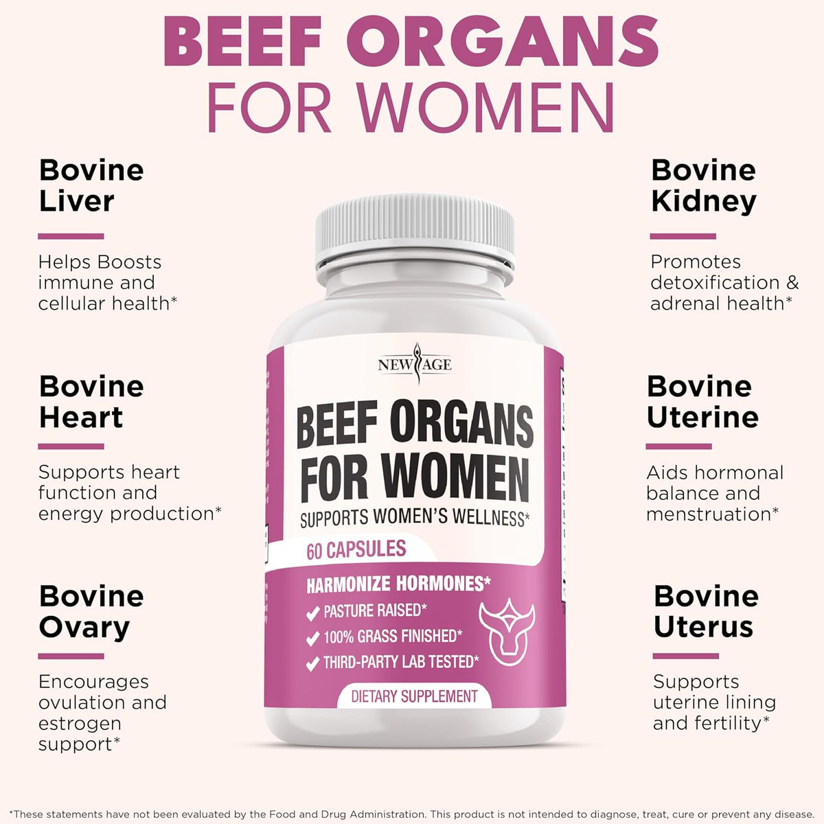 New Age Beef Organs for Women